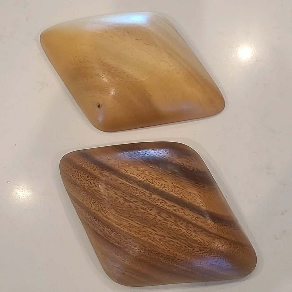 Pottery Barn Set of Two Wooden Bowls